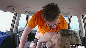 Cardriving Brit Babe Pounded By Tutor Before Sucking Pov...