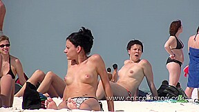Beautiful Breasts At A Nudist Beach