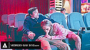 Modern Day Sins Pervy Teens Have Public Sex In Movie Theatre And Get Caught With Athena Faris...