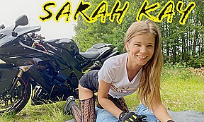 Sarah kay beautiful motorcyclist ps porn...