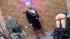 Hd 11 08 40 Mistress Lady Linda Strokes Of The Cane Given With Force...