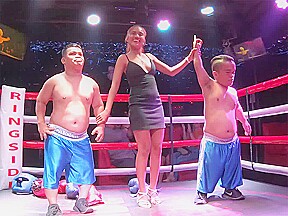 Midget boxing lead to the sexy...