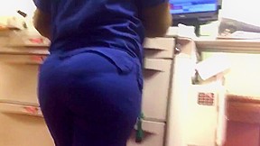 Incredible nurse booty...