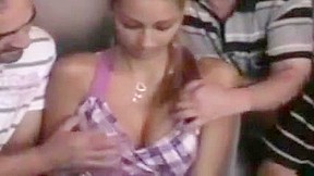 Sexy stunner groped in the cinema
