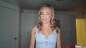 Stepsis letting stepbro touch and fuck her shaved pussy