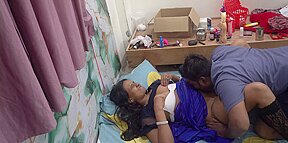 Horny Indian Wife On Floor Getting Fucked Taking Cum Inside