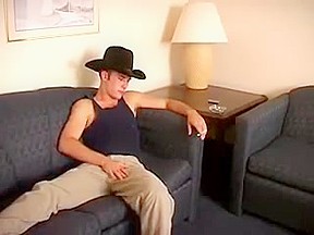 Cowboy solo on the sofa...