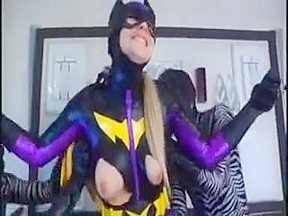 Bat girl gets captured...