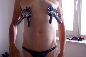 NIPPLE CLAMPS TORTURE 3...
