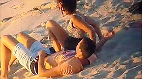 Real Couple Caught Fucking On An Empty Beach...