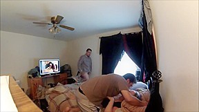 Husband letting dudes creampie for her...