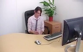Horny chav fucking the office boy...