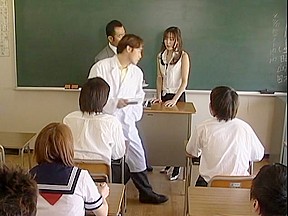Manami Suzuki Amazing Milf Teacher Fucks Wild Gang...