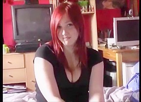 German big tit redhead...