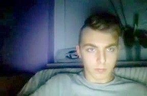 Slovakian boy with big cock cums on cam...