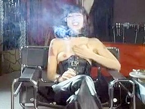 Crazy amateur smoking adult video...