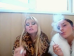 Fabulous amateur MILFs, Smoking  video