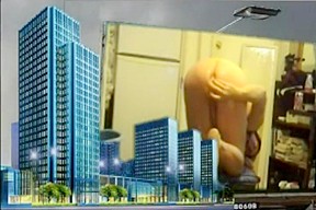 Naked anal displays on public billboards...