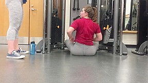 Asses in gym...
