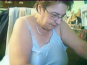 Granny Showing On A Webcam...