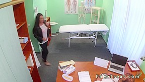 Slim amateur patient fucked by doctor...