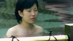 Nude japanese at the spa...