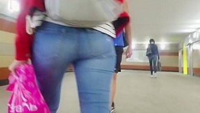 Behind pretty girl ass...