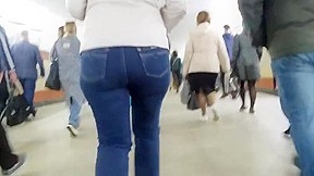 Mature tight round ass...