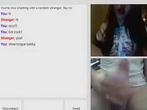 Immature slut performs for me on...
