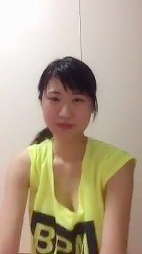 Asian college girl periscope downblouse boobs...