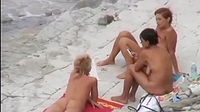 Milf at nude beach...