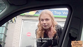 Russian teen gets fucked for a...