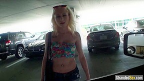 Loses Her Car Gets A Free Ride Cock And Cum...