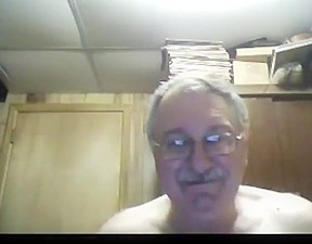 Grandpa Show On Webcam 3...