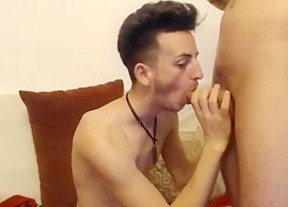 Romanian beautiful gay boys blowjob on...