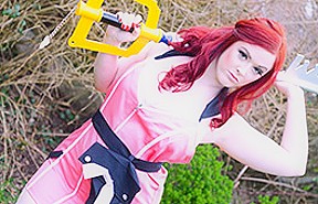 In thick backyard cosplay redhead cosplaybabes...