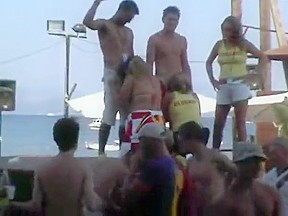 Greek holiday public bj fun...