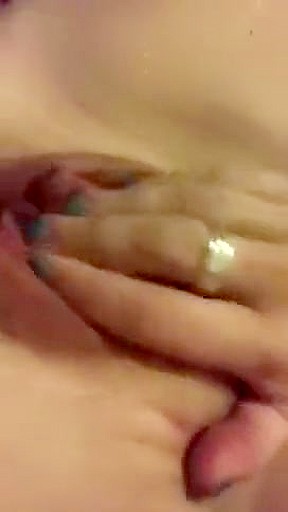 Slutty Girlfriend Punished Her Nipples In Pegs Then Fingers Herself...