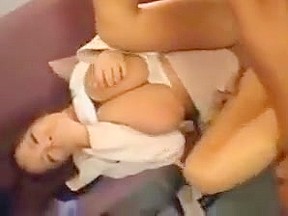 Tits get gangbanged in the train...