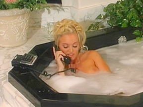 Monica mayhem dildo bathtub scene...