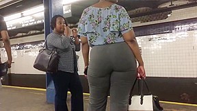 Tall Mature Ebony Grey Pants...
