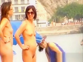 Nude beach spy cam caught a...