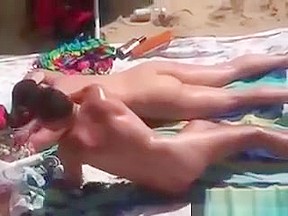 Butt sex intercourse beach...