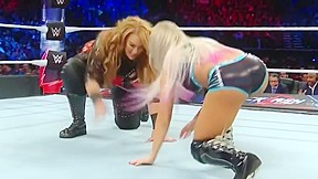 WWE Alexa Bliss Cute Ass Vs. Nia Jax Backlash 05-06-2018