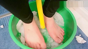 Foot Torture Feet In Snow For 39 Minutes...