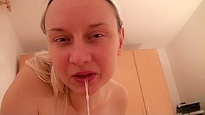 Ugly germanamateur blowjob and dirty talk...