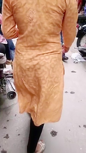 Indian beautiful young girl with very walking...