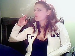 Sexy woman smoking 120s...
