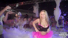 Filming In Strip Club Then Going To A Wild Foam Party 2014 Southbeachcoeds...