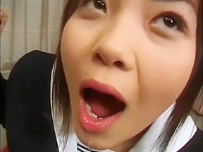 Japanese high school girls swallowing sperm...
